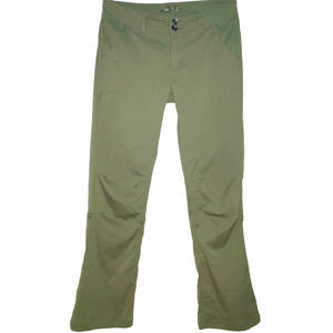 prAna Slate Green Convertible Cargo Hiking Pant sz 8P